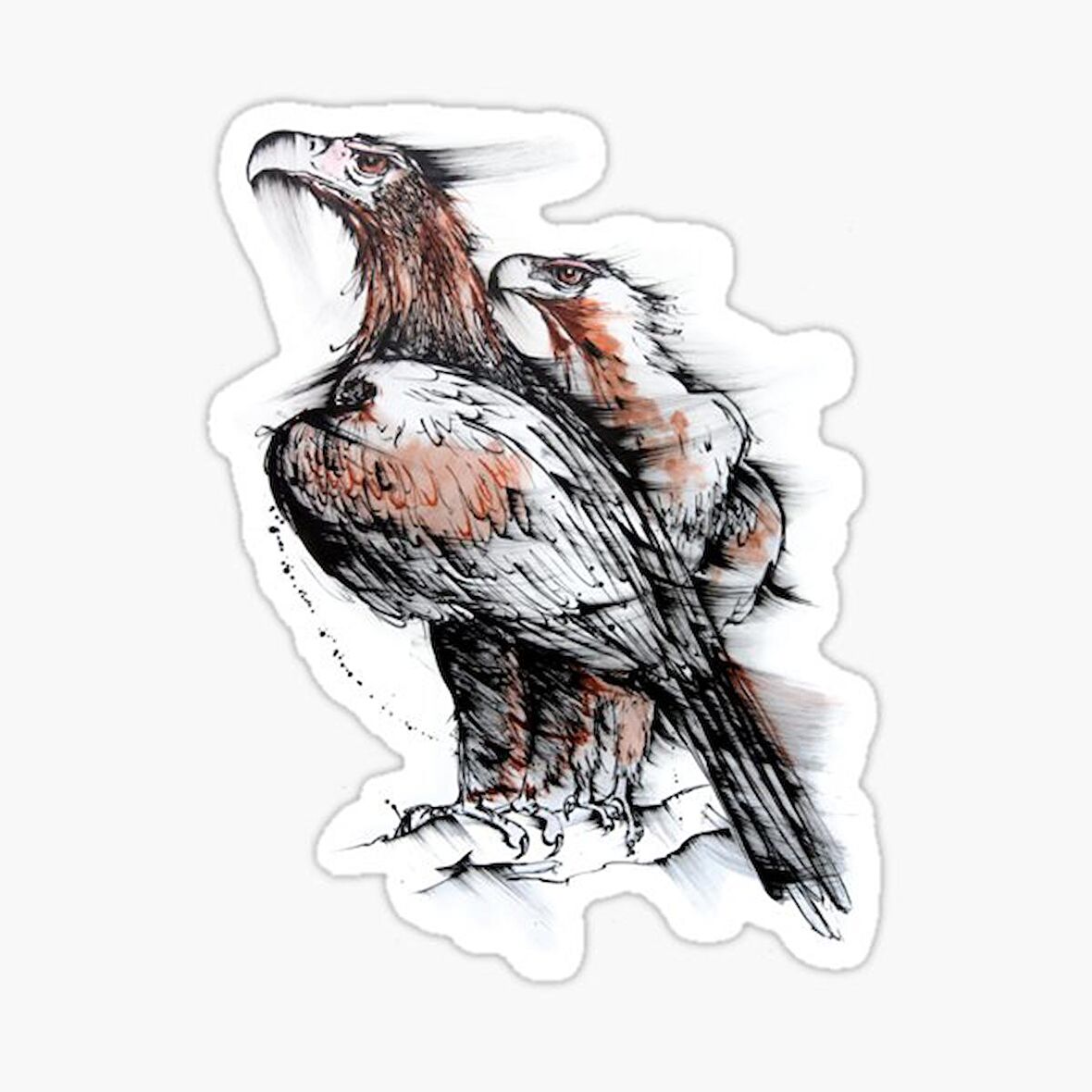 Araba için Kartal Oto Sticker Yapıştırması Etiket  17CM z9