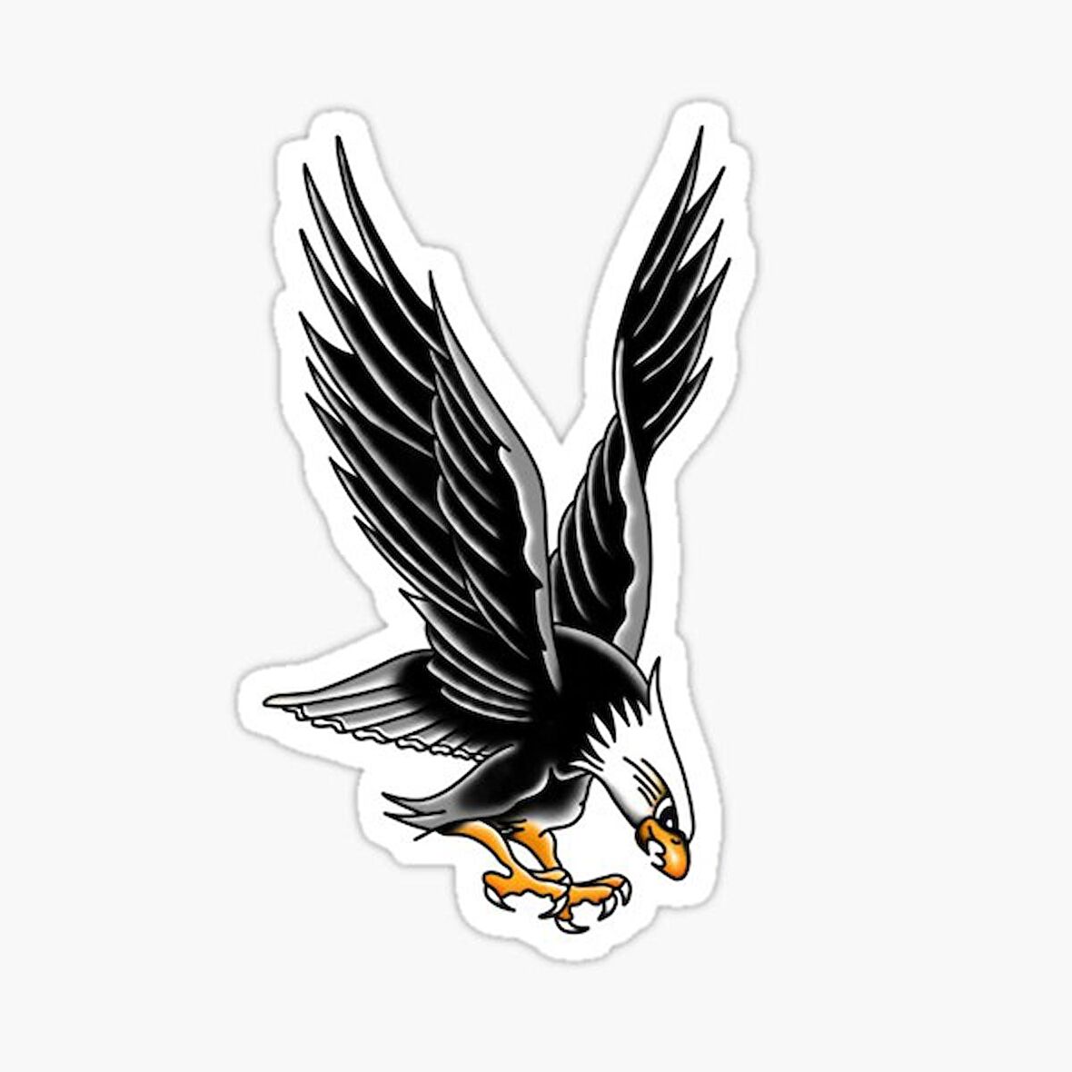 Araba için Kartal Oto Sticker Yapıştırması Etiket  17CM zz1