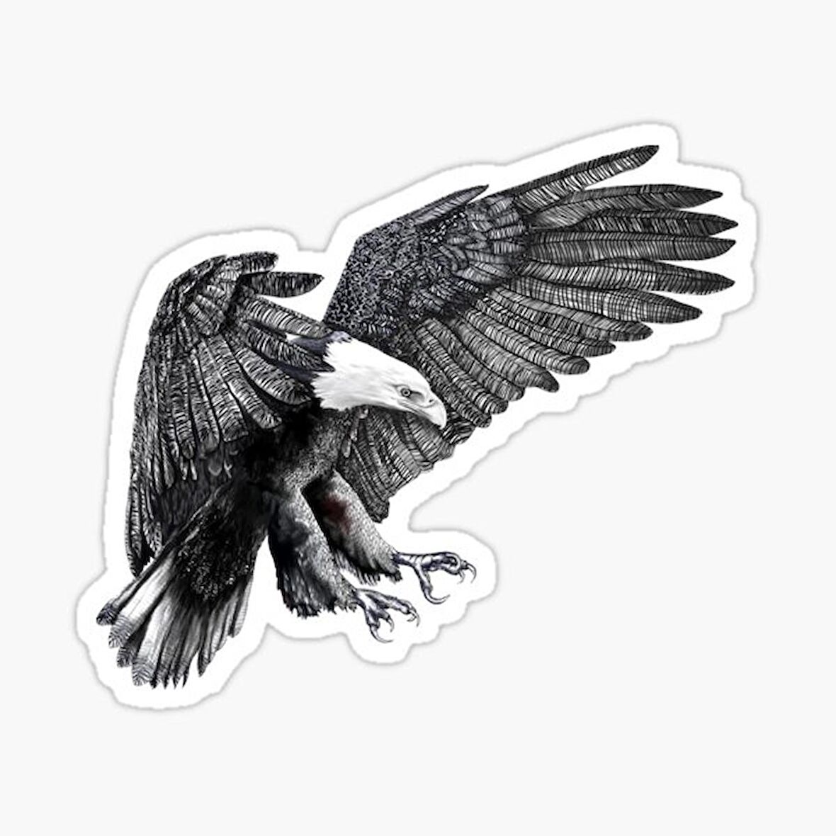 Araba için Kartal Oto Sticker Yapıştırması Etiket  17CM zz8