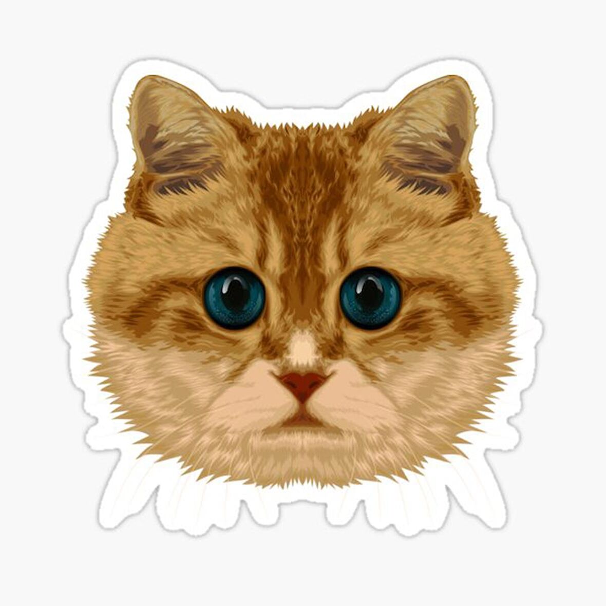 Araba Leptop için Kedi tekir Sticker Yapıştırması Etiket  17CM a3