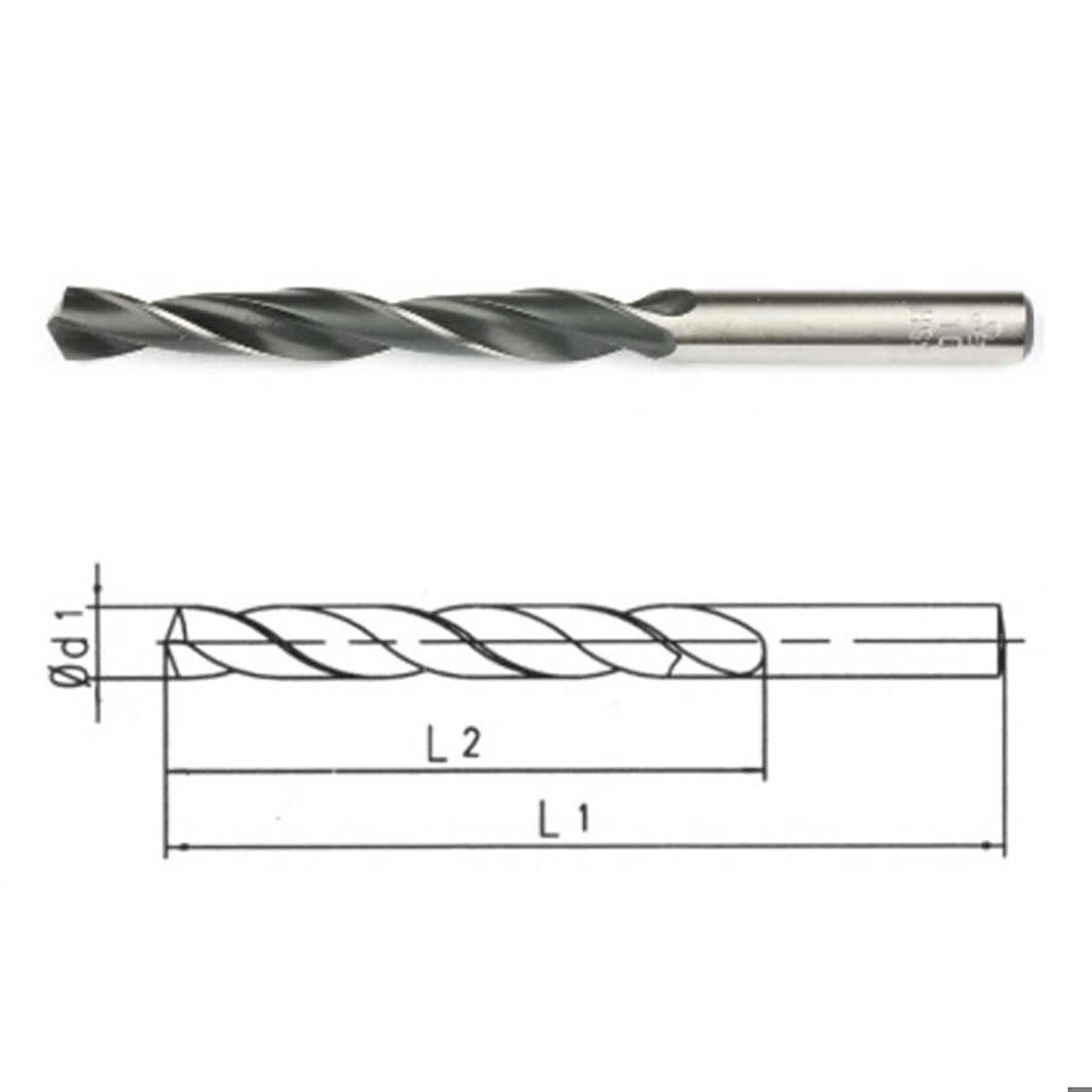 Makina Takım 2.3Mm Hss Din338 Silindirik S.Matkap Ucu-Haddeli-Mte