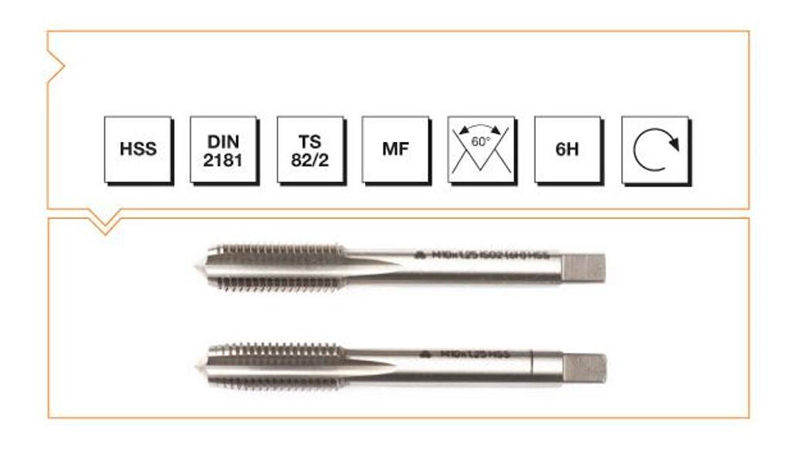Makine Takım Hss Dın2181 2'Li El Kılavuzu M 16 X1 (6H)-Mte B00102031605