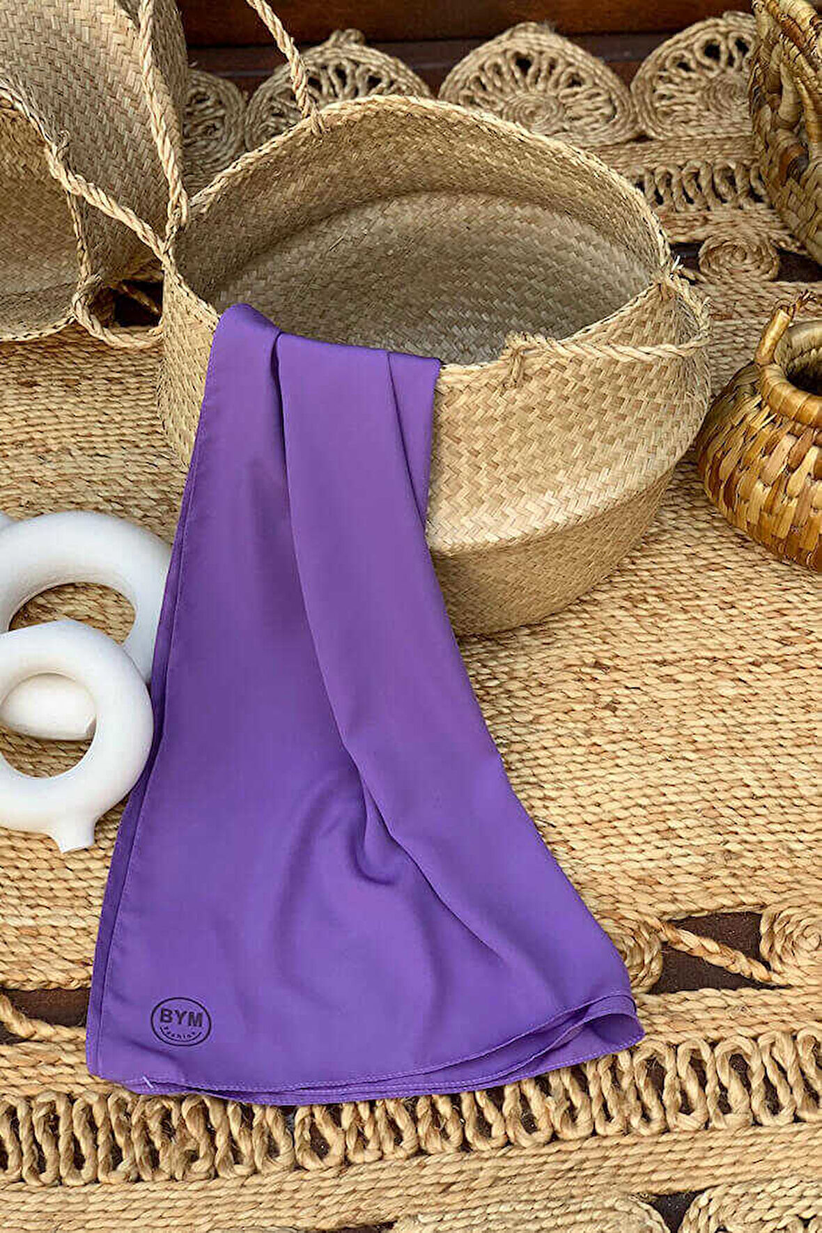 2050 Medine İpeği Şal Lila