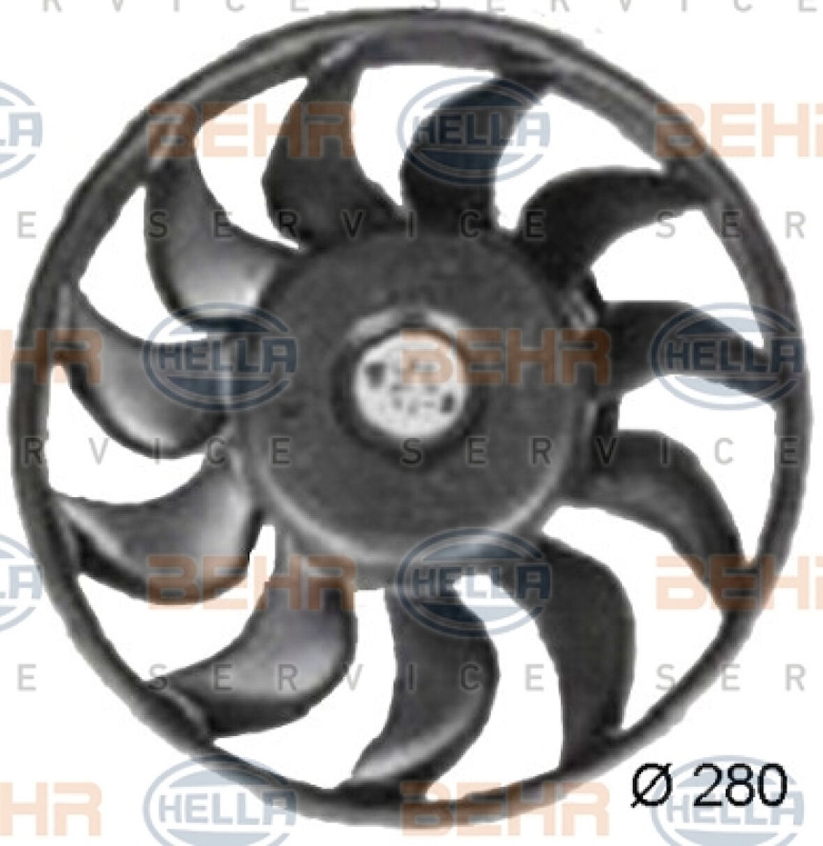 Vw Fan Motoru Sag - 30741 - Bhr Cff 134 000s