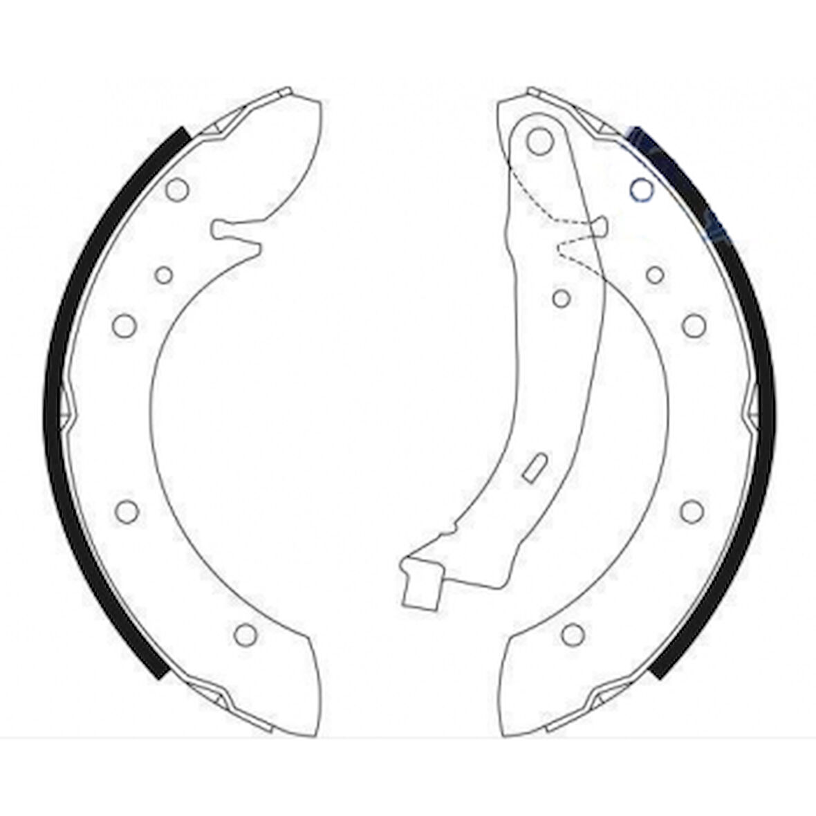 Psa Arka Fren Balatası Pabuc Partner Berlingo (97 08) Megane Scenic 98> - Braxıs Ac0023