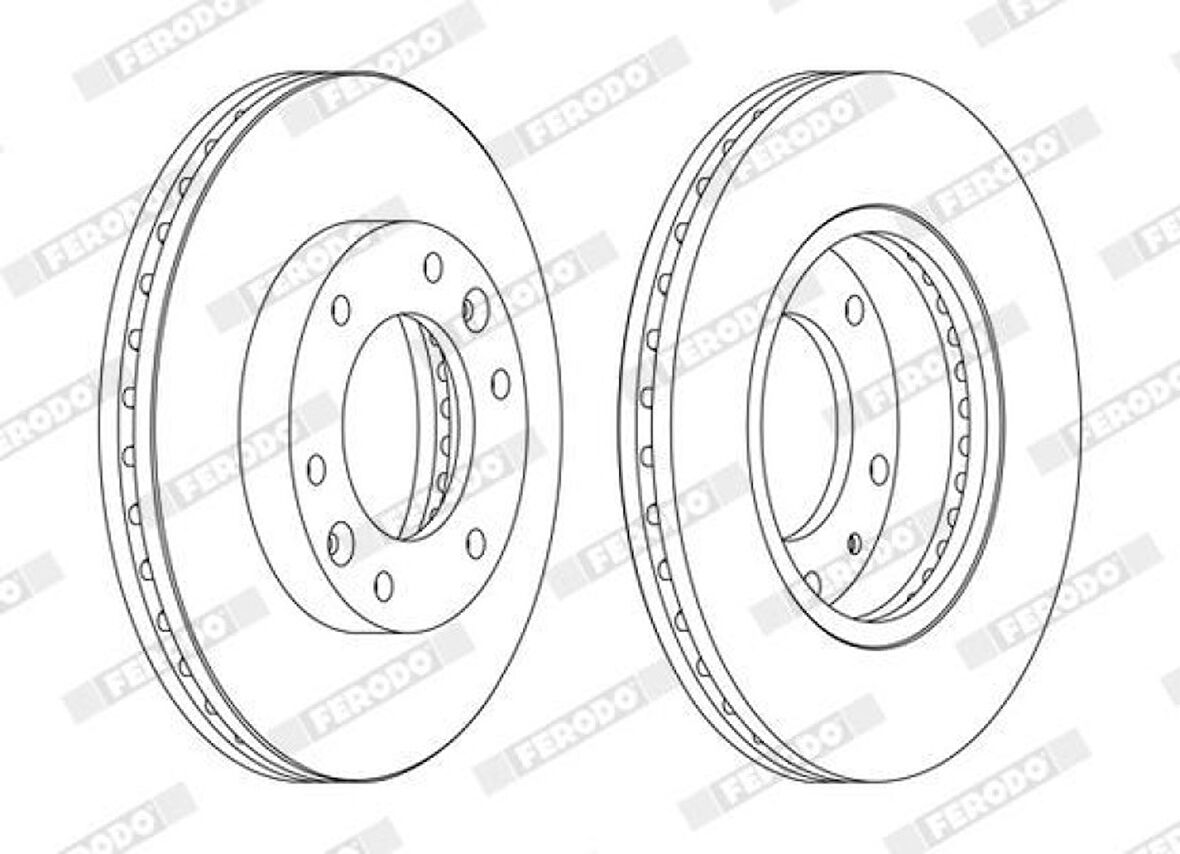 Kore Fren Diski Ön - Fren Diski Ön - Frd Ddf1612