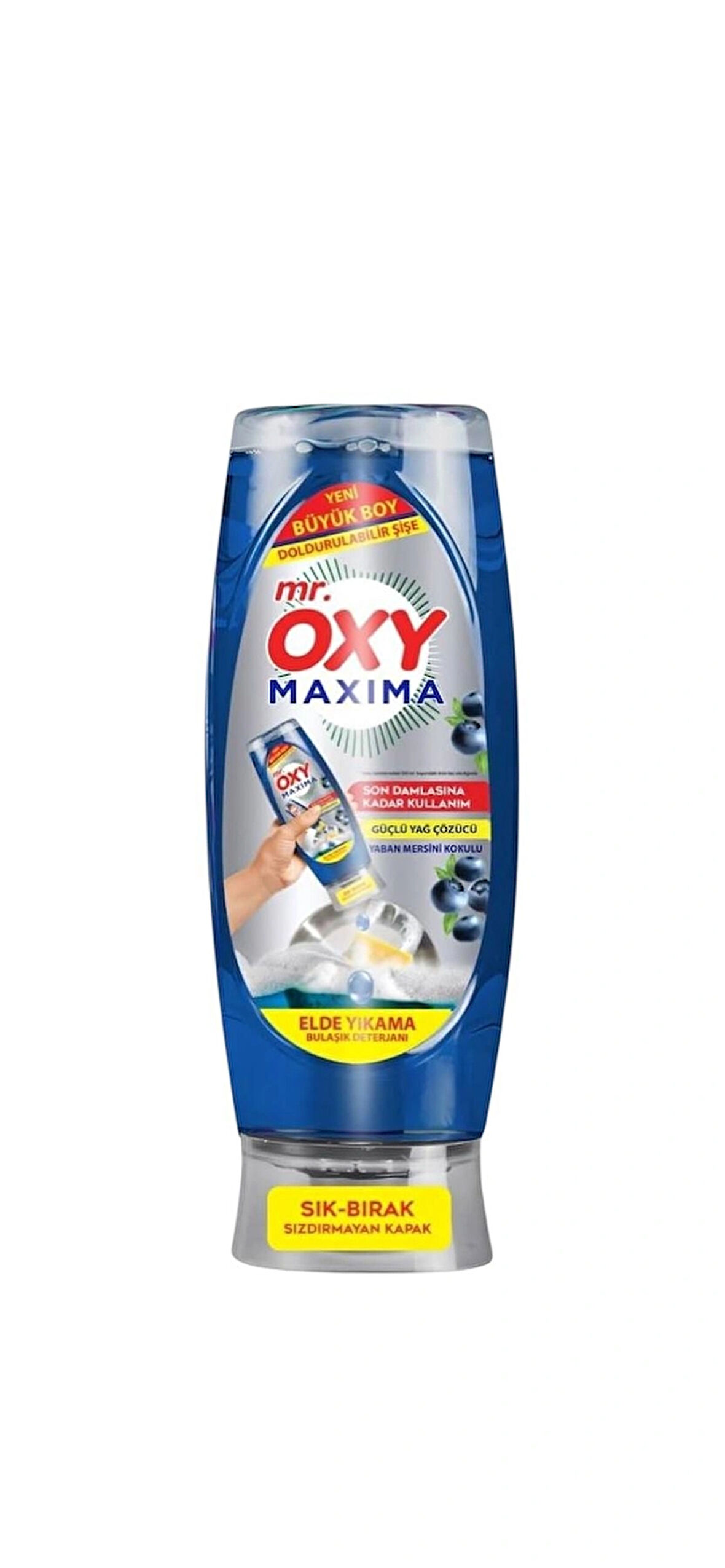 Mr. Oxy Maxima Elde Yıkama Bulaşık Deterjanı Yaban Mersini Kokulu 650 ml