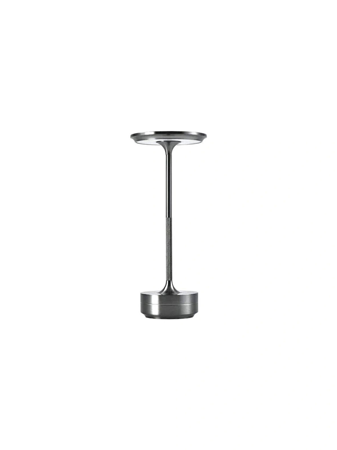 Helios HS-8130 FURTUNA ŞARJLI DOKUNMATİK 3 RENKLİ SİLVER KASA ( GÜMÜŞ ) MASA LAMBASI DİMLENEBİLİR