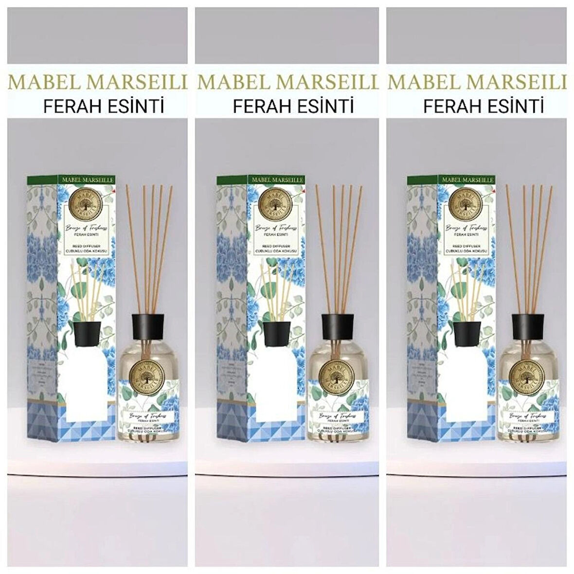Mabel Marseille Ferah Esinti Çubuklu Oda Kokusu 100 ML * 3 Adet