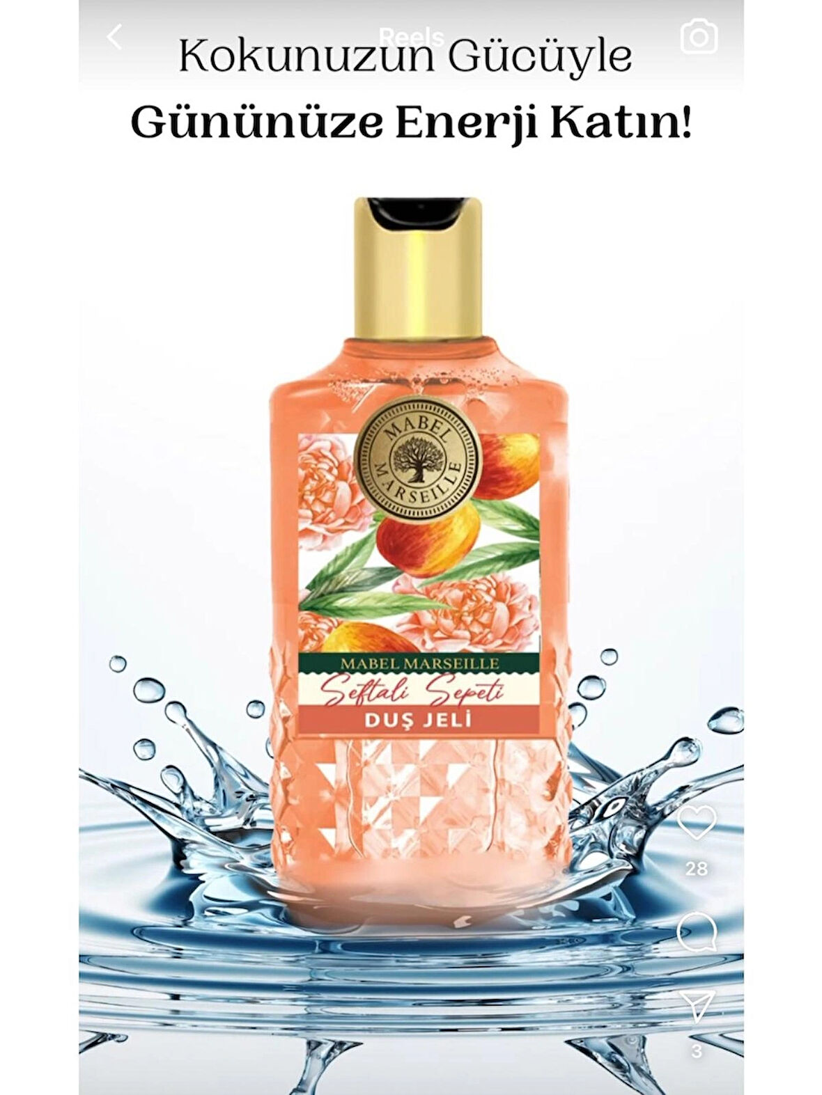 Mabel Marseille Şeftali Sepeti Duş Jeli 750 ml