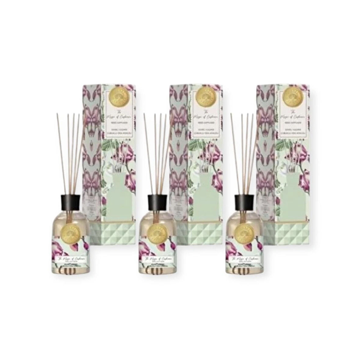 Mabel Marseille Sihirli Kaşmir Çiçekleri Çubuklu Oda Kokusu 100 ML * 3 Adet