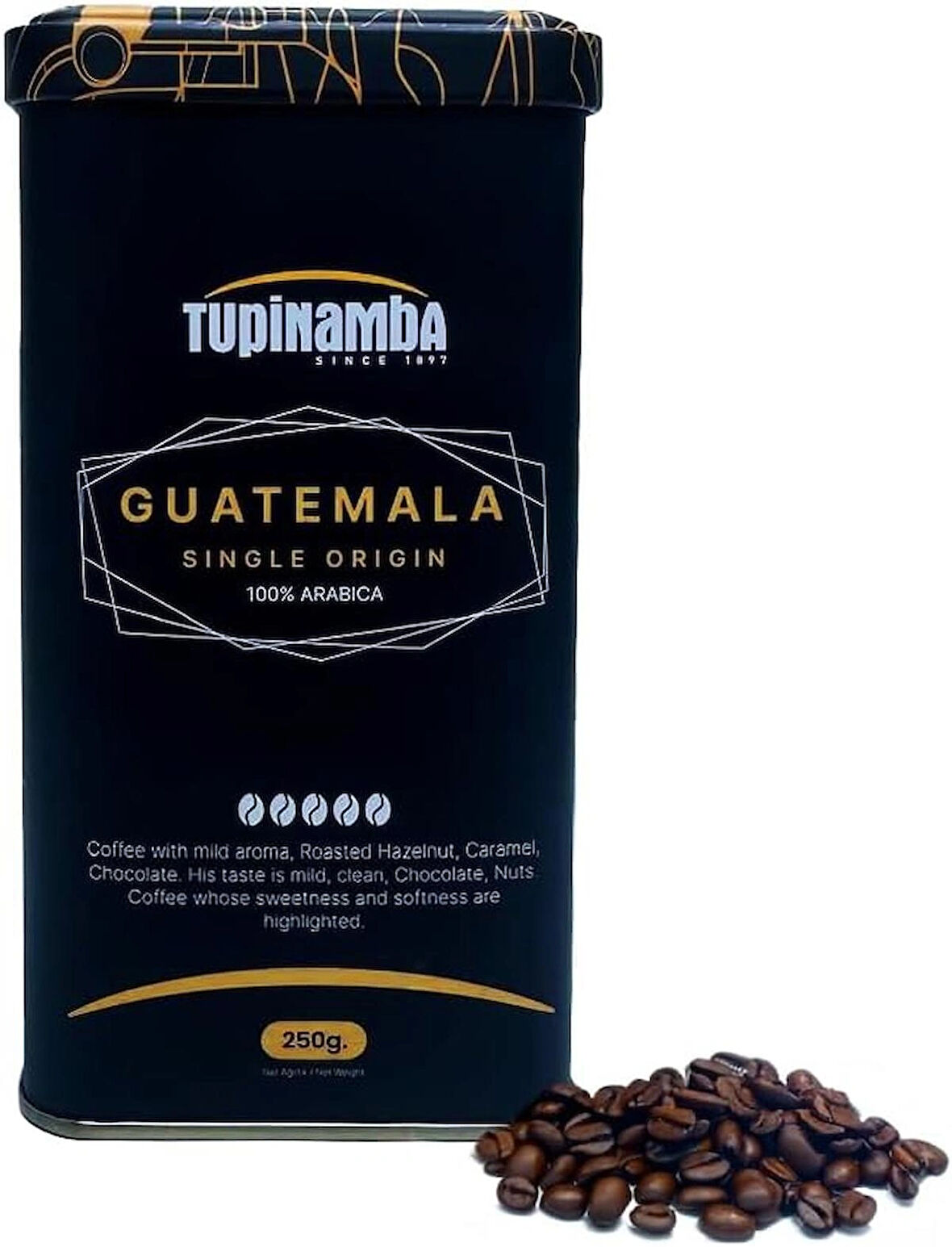 Tupinamba Guatemala Antigua Single Origin Çekirdek Filtre Kahve 250 gr