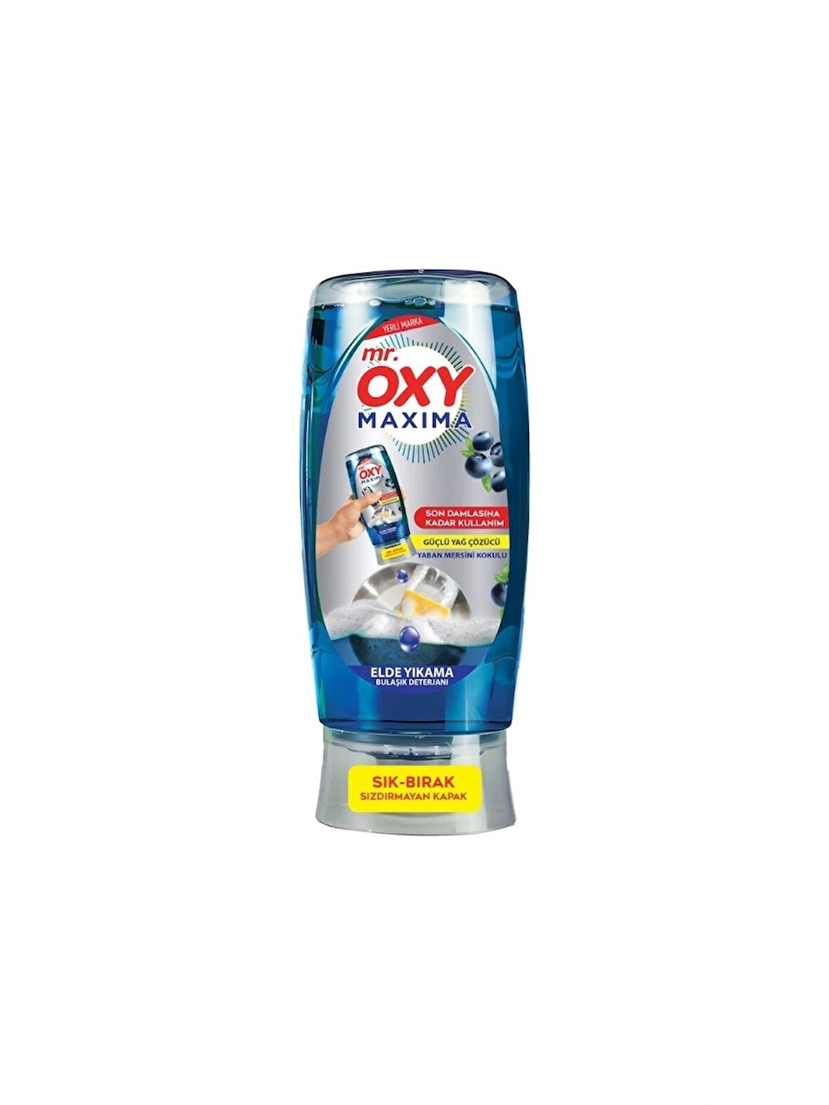 Mr. Oxy Maxima Elde Yıkama Bulaşık Deterjanı Yaban Mersini 500 Ml 
