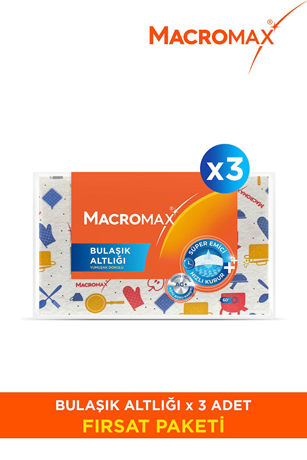 Bulaşık Altlığı X3 Adet