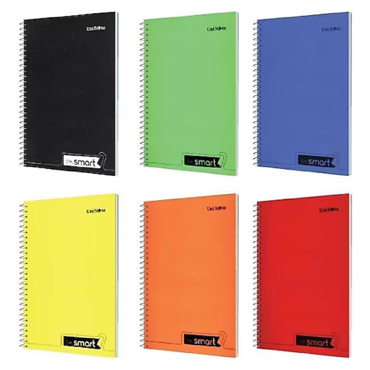 Çınar Im Smart A4 40 Yaprak Plastik Kapak Spiralli Defter 4 Çizgili+4 Kareli