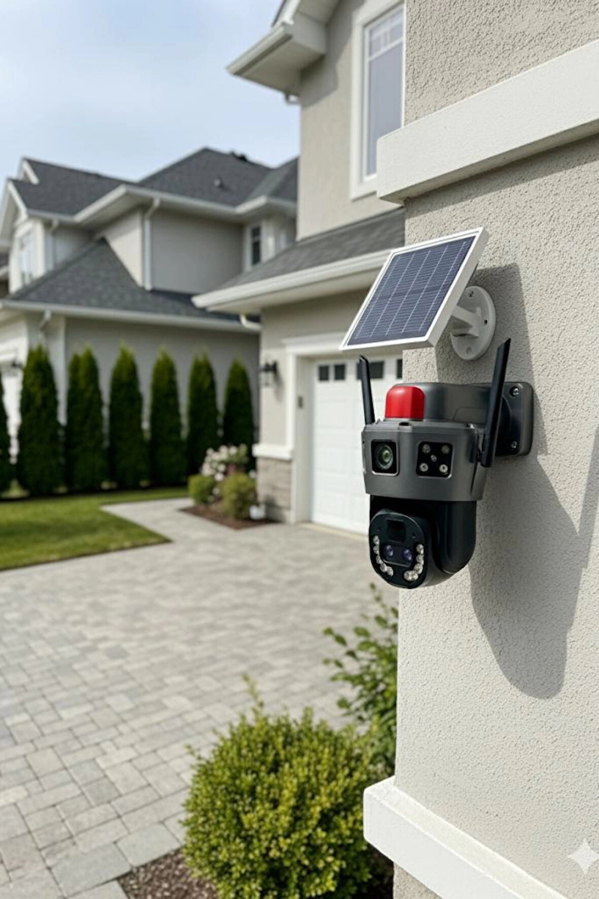 Okam 6020 4G E Sim Özellikli Solar 10X Optik Zoom Kamera