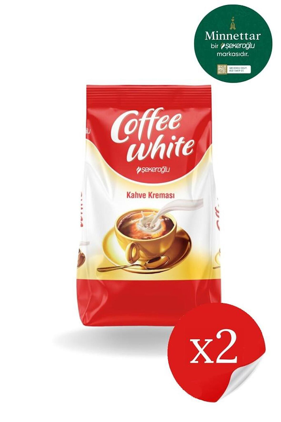 Coffee White Kahve Kreması 2 x 500 Gr ( 2 Adet )