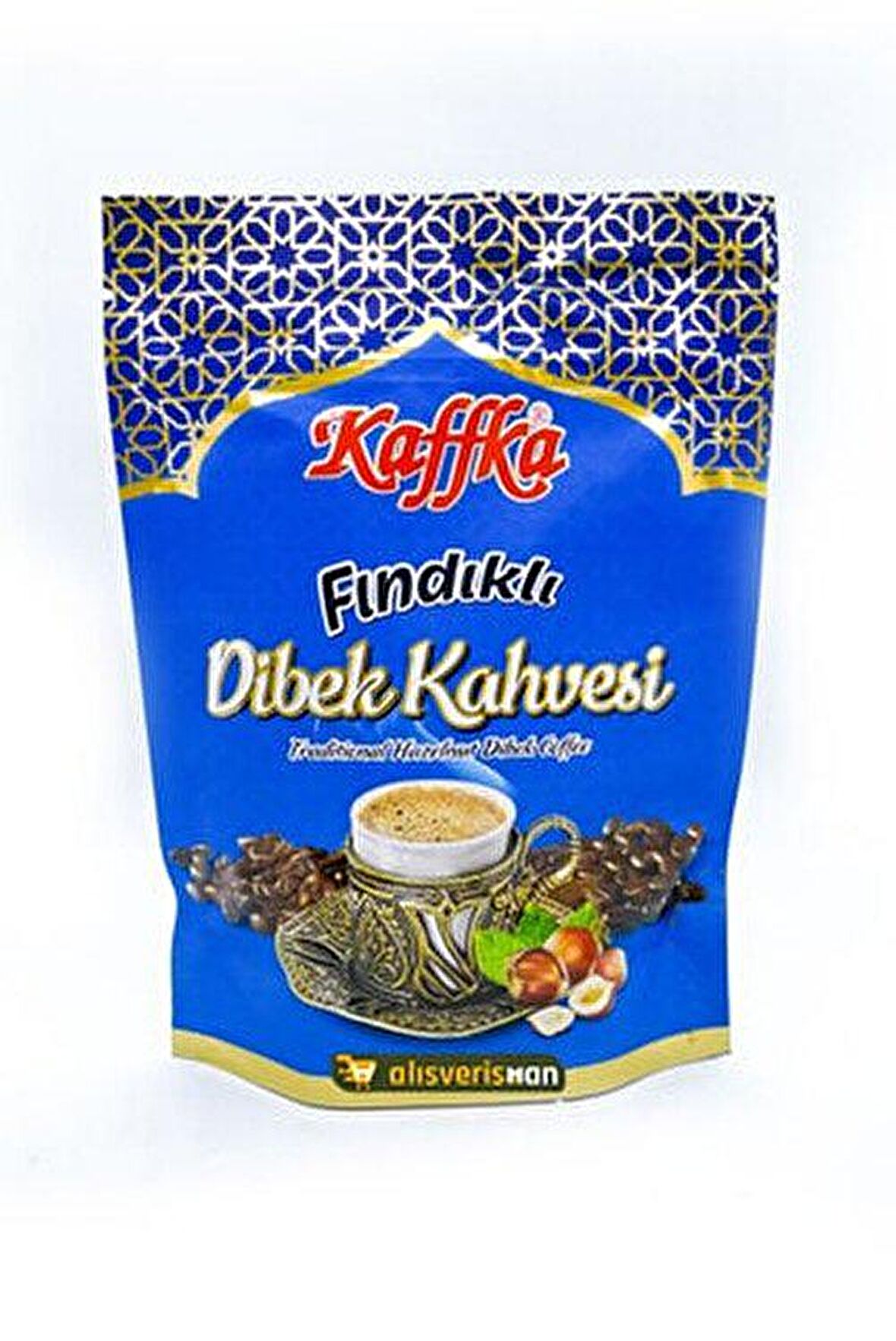 Kaffka Fındıklı Dibek Öğütülmüş Türk Kahvesi 200 gr 