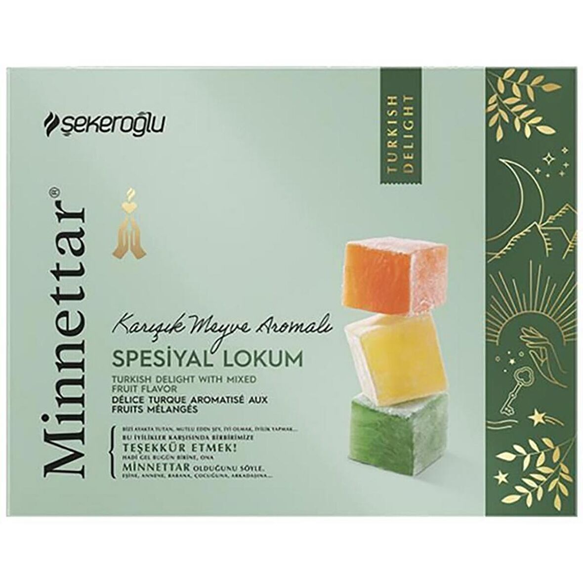 Şekeroğlu Minnettar Karışık Meyve Aromalı Special Lokum 300 gr