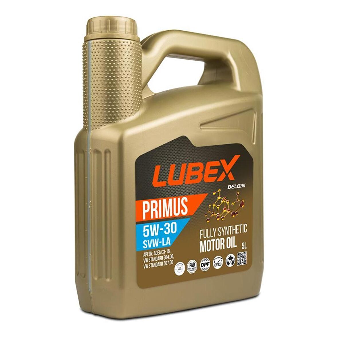 Lubex Primus SVW-LA 5W-30 5 Lt Tam Sentetik DPF Motor Yağı