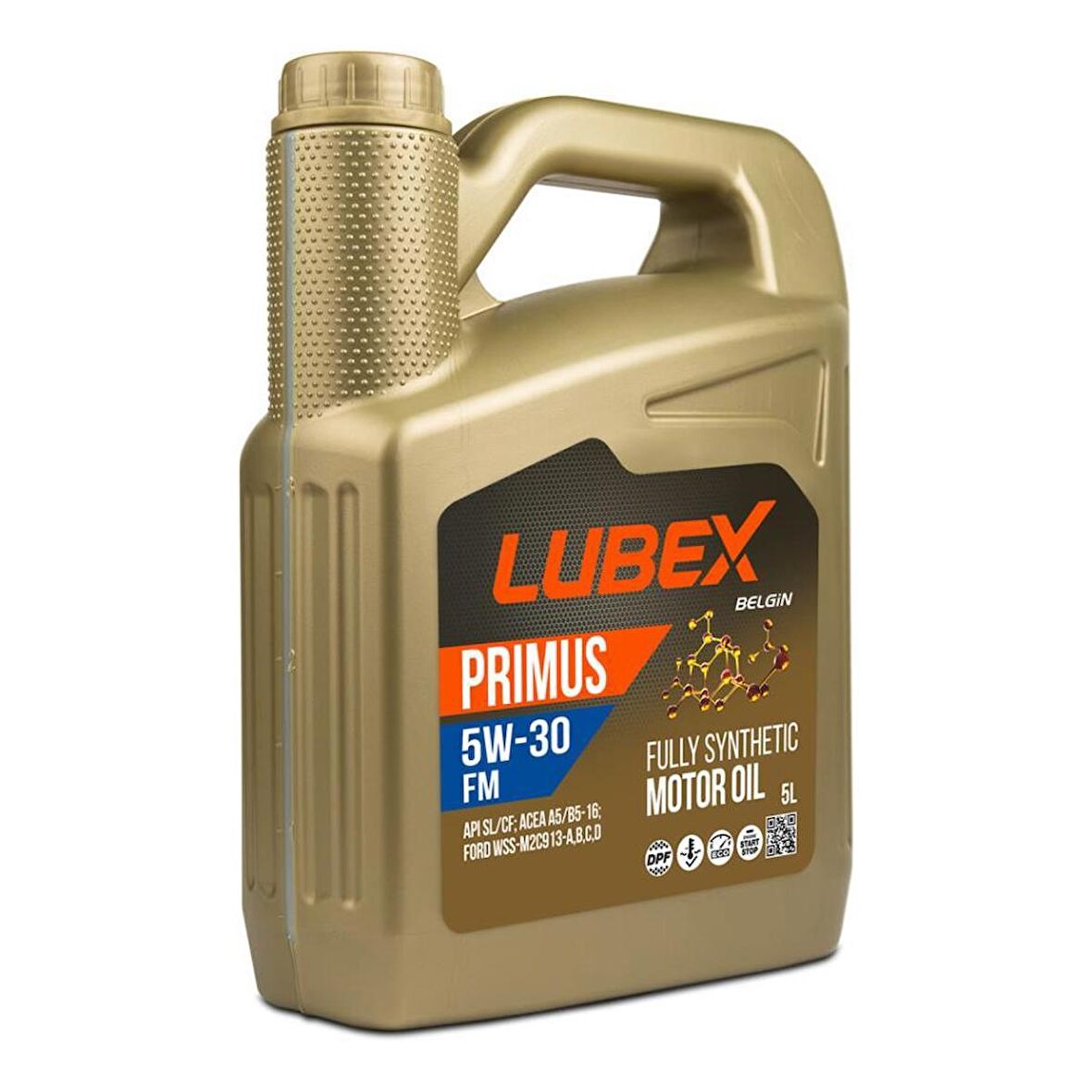 Lubex Primus FM 5W-30 5 Lt Tam Sentetik Motor Yağı