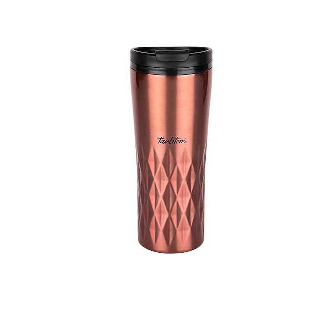 Tantitoni Paslanmaz Çelik Termos 470ML Yıldız Desenli Pembe Rose Gold