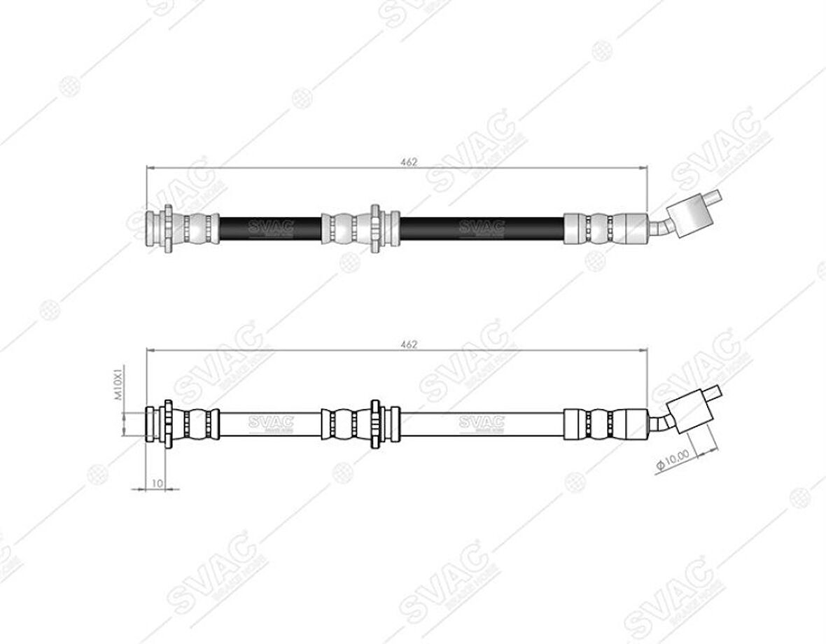 Nissan Fren Hortumu On Sag Nissan Almera 02-06 - Svac 73-0106