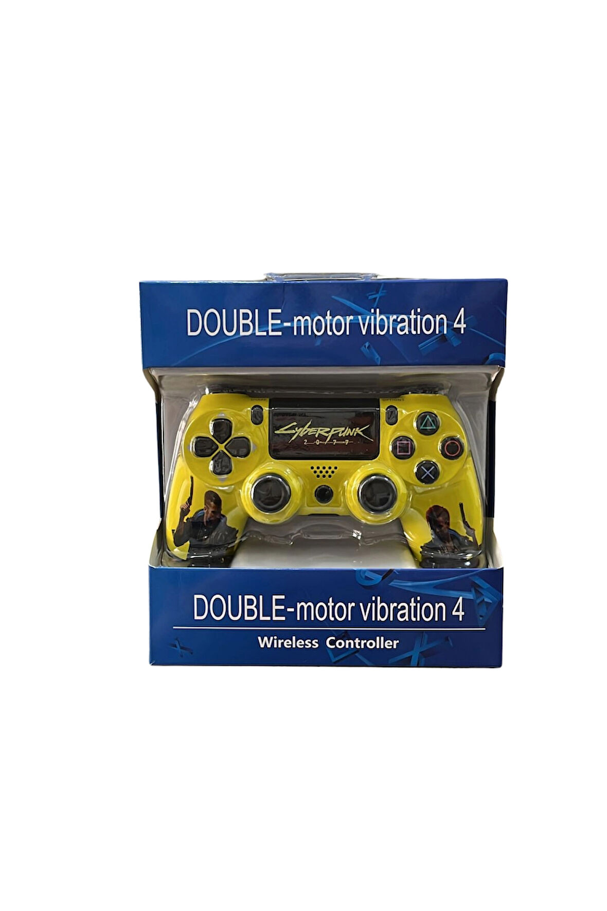 GlrTech P4C Kablosuz Oyun Kolu  Double Motor Titreşimli Şarj Edilebilir PS4 Uyumlu