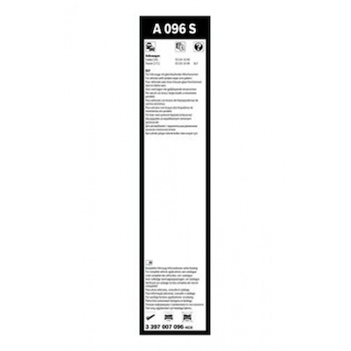 Vag Silecek Supurgesi Takım Aerotwın [600 / 450 Mm] - Bosch 3397007096