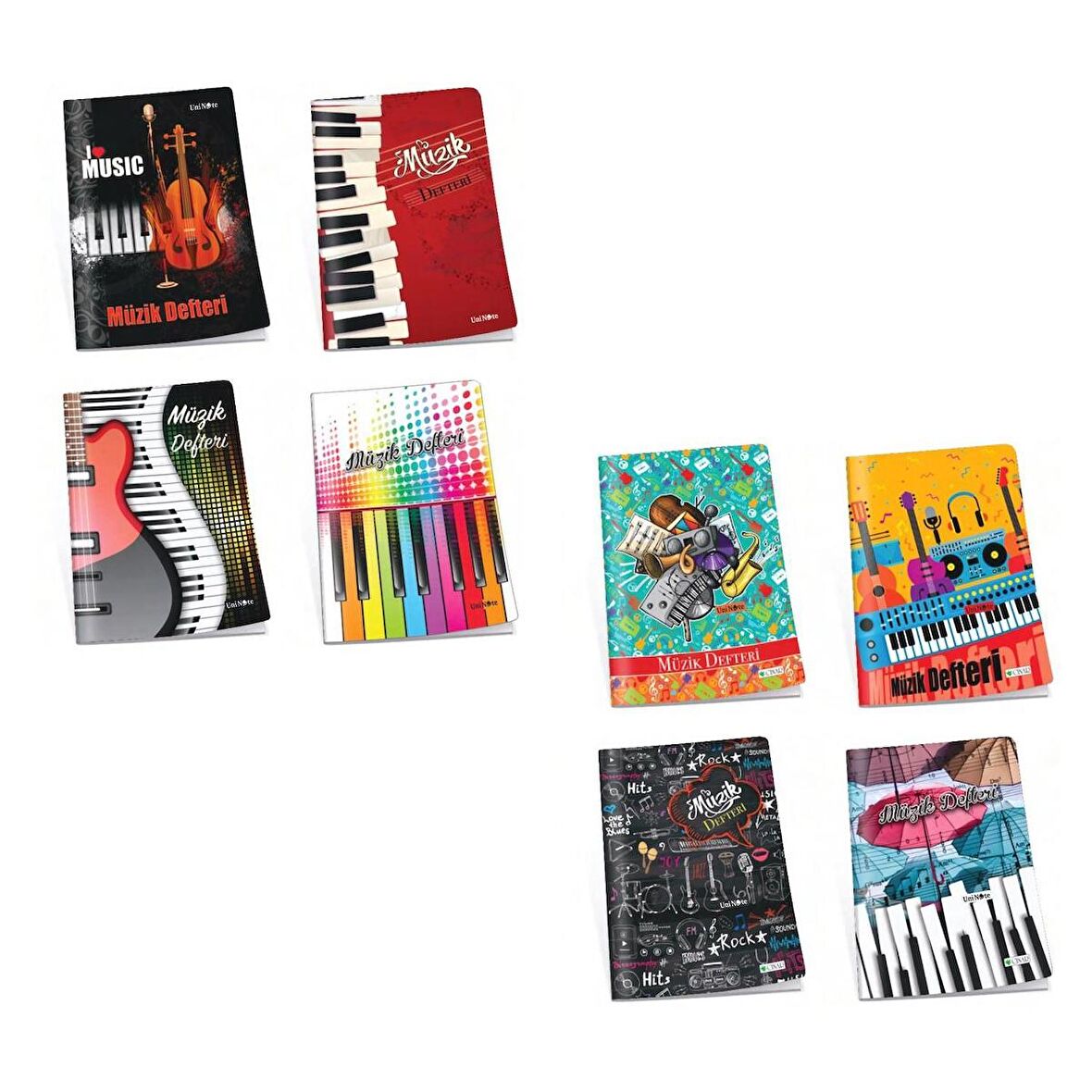 Çınar Jazz A4 30 Yaprak Karton Kapak Spiralli Müzik Defteri 36000