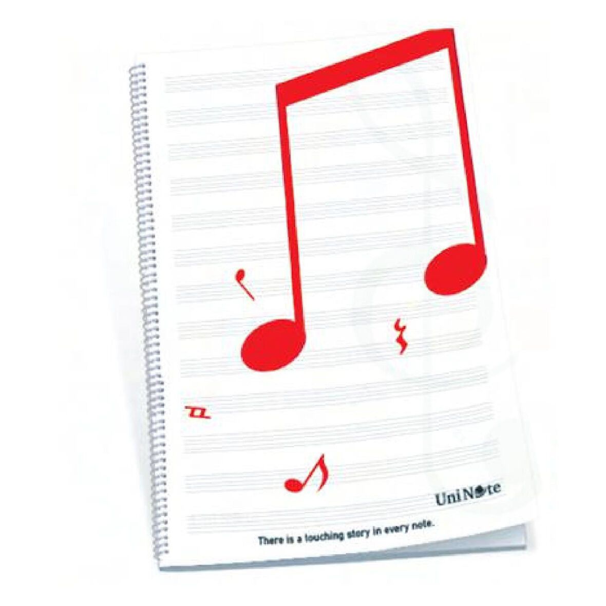 Çınar Uninote A4 30 Yaprak Plastik Kapak Spiralli Jazz Müzik Defteri (38000) 1 Adet