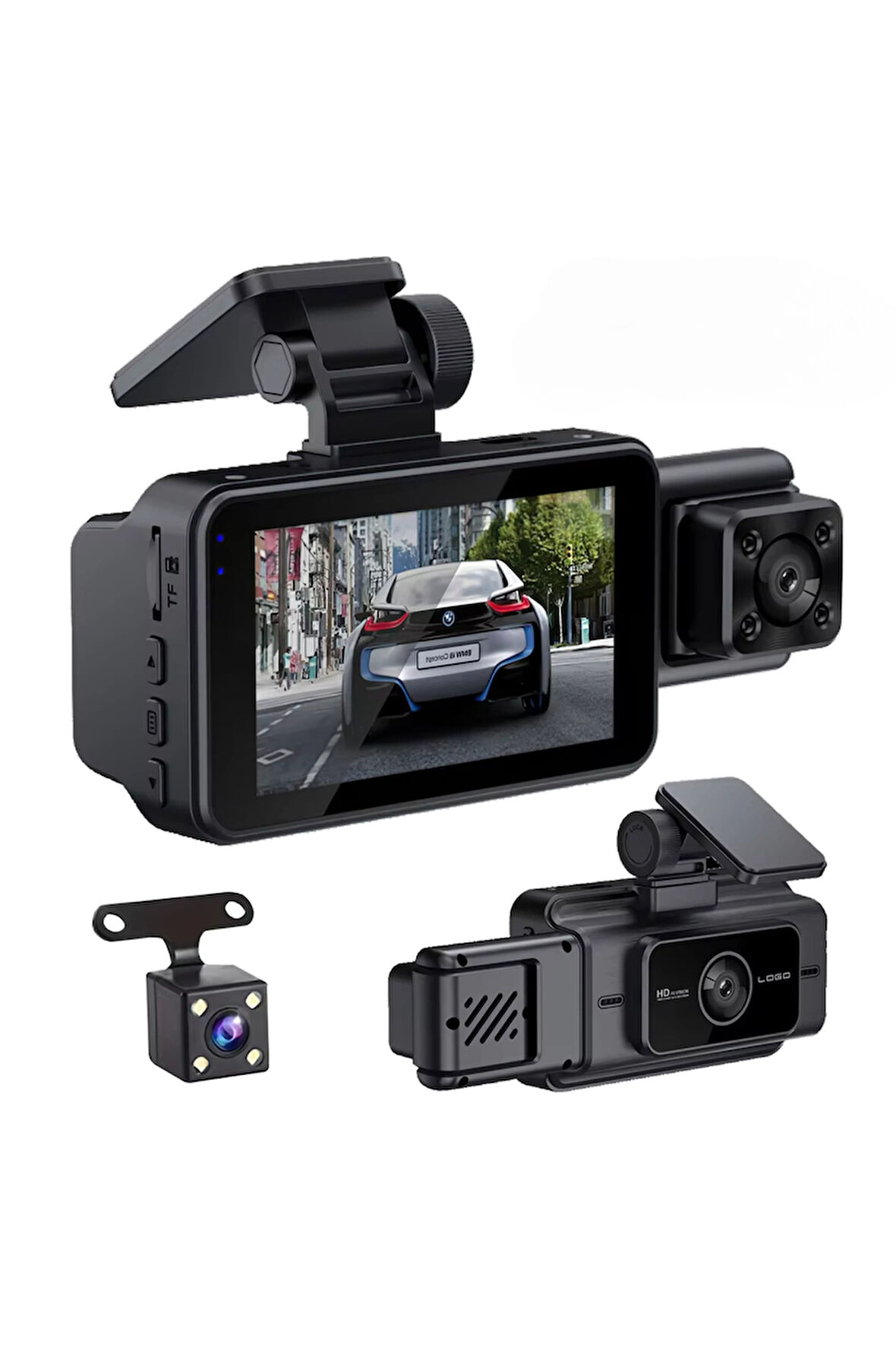 Blic Blm-90 Araç Kamerası  3.0 Ekran 120 Geniş Açı G-Sensör HD Kayıt