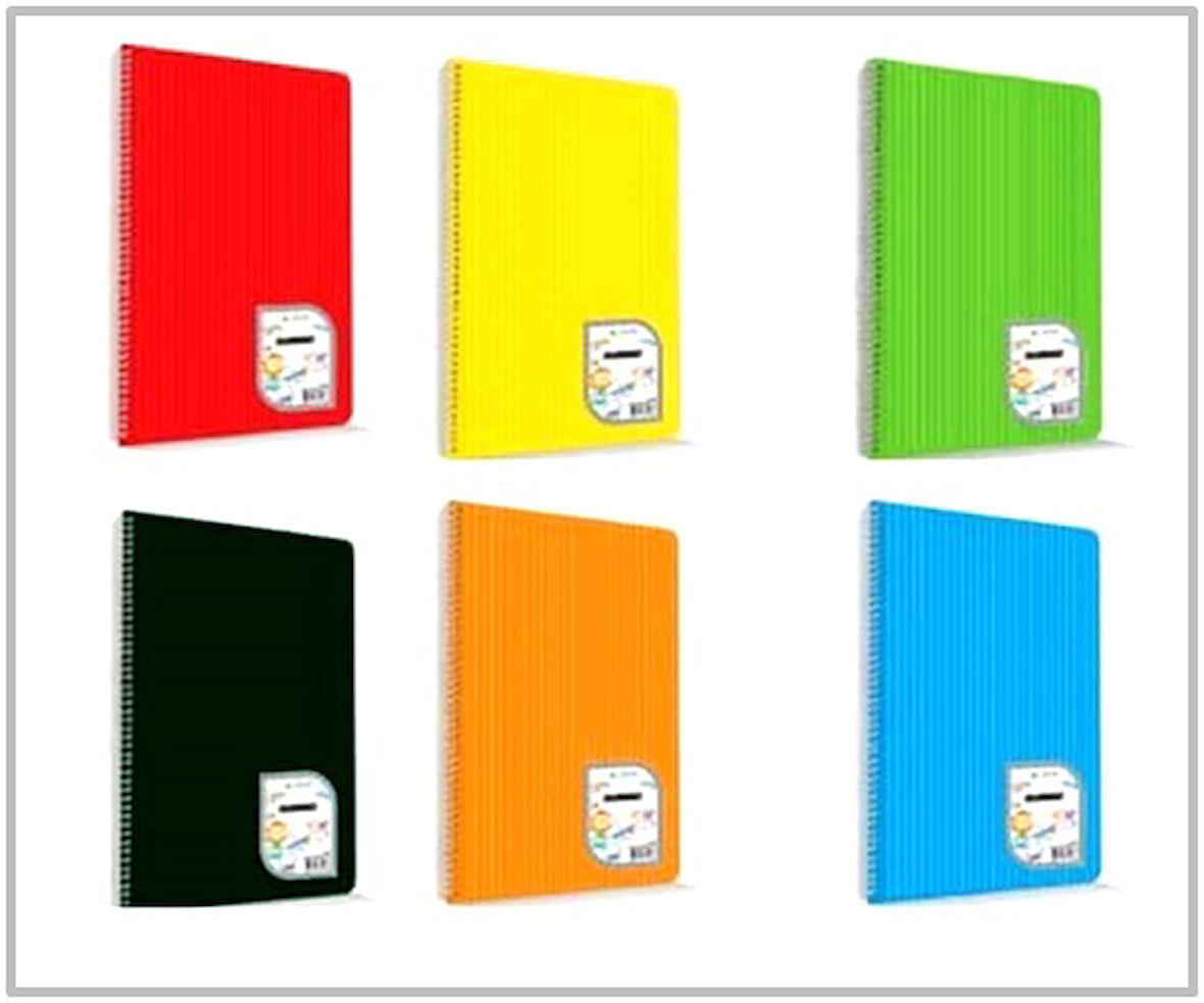 Çınar Colormaxi 72 Yaprak Defter A5 Çizgili Spiralli Pp - 2 adet