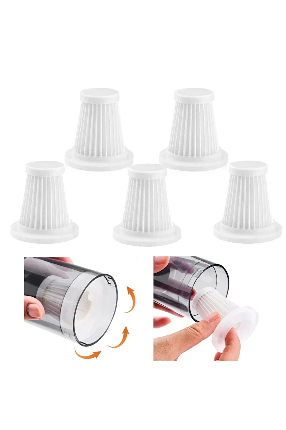 Blackbird Araç İçi Süpürge Hepa Filtresi 5 Adet