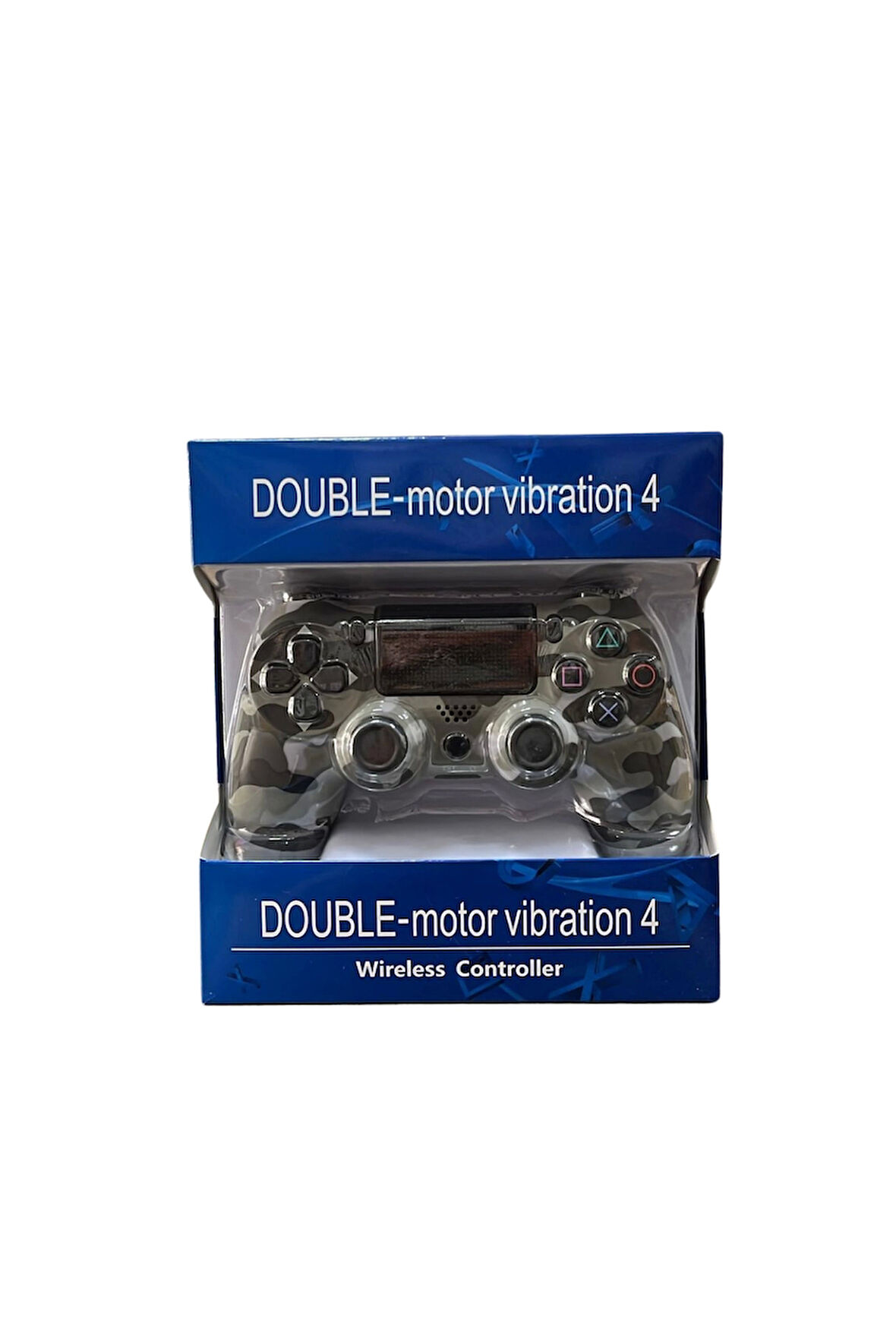 GlrTech P4B Kablosuz Oyun Kolu  Double Motor Titreşimli Şarj Edilebilir PS4 Uyumlu