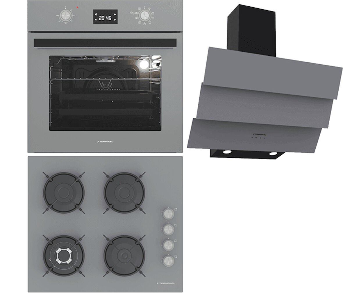 Termikel Ankastre Set (BO O6555C A + BH P6194C A + CH S6532C BA)