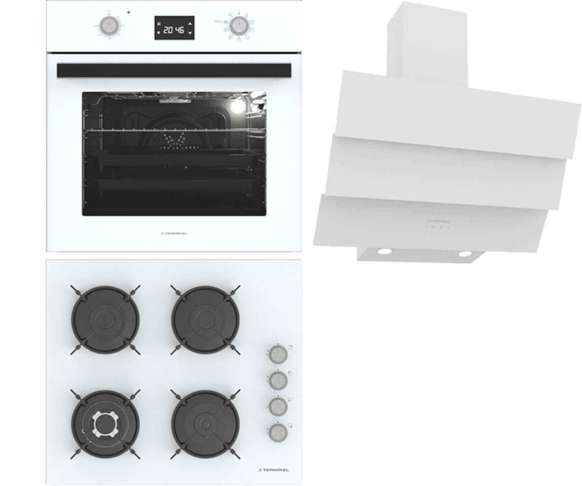 Termikel Ankastre Set (BO O6555C W + BH P6194C W + CH S6532C WW)