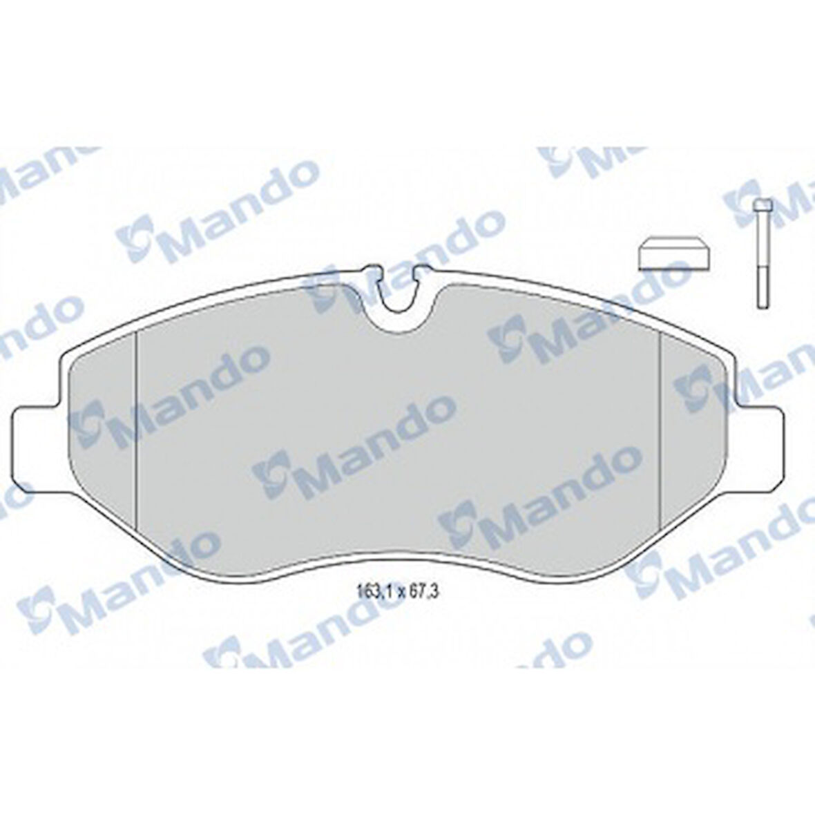 Mercedes Fren Balatası Ön - Fren Balatası Ön - Mnd Mbf015671