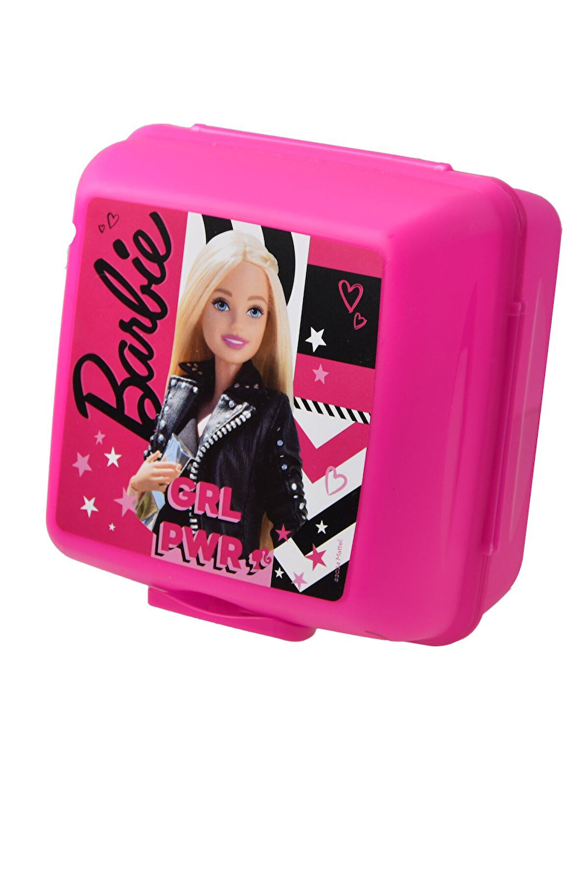 Barbie Beslenme Kabı 4 Bölümlü Çatal Kaşıklı Set