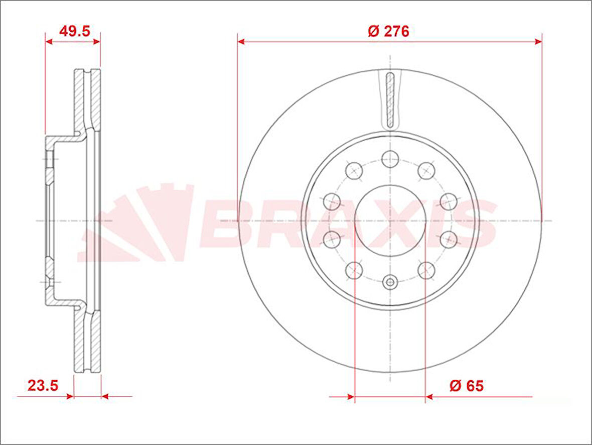 Vag On Fren Aynası Golf VII 13> Leon A3 13>16 Octavıa 13> - Braxıs Ae0965
