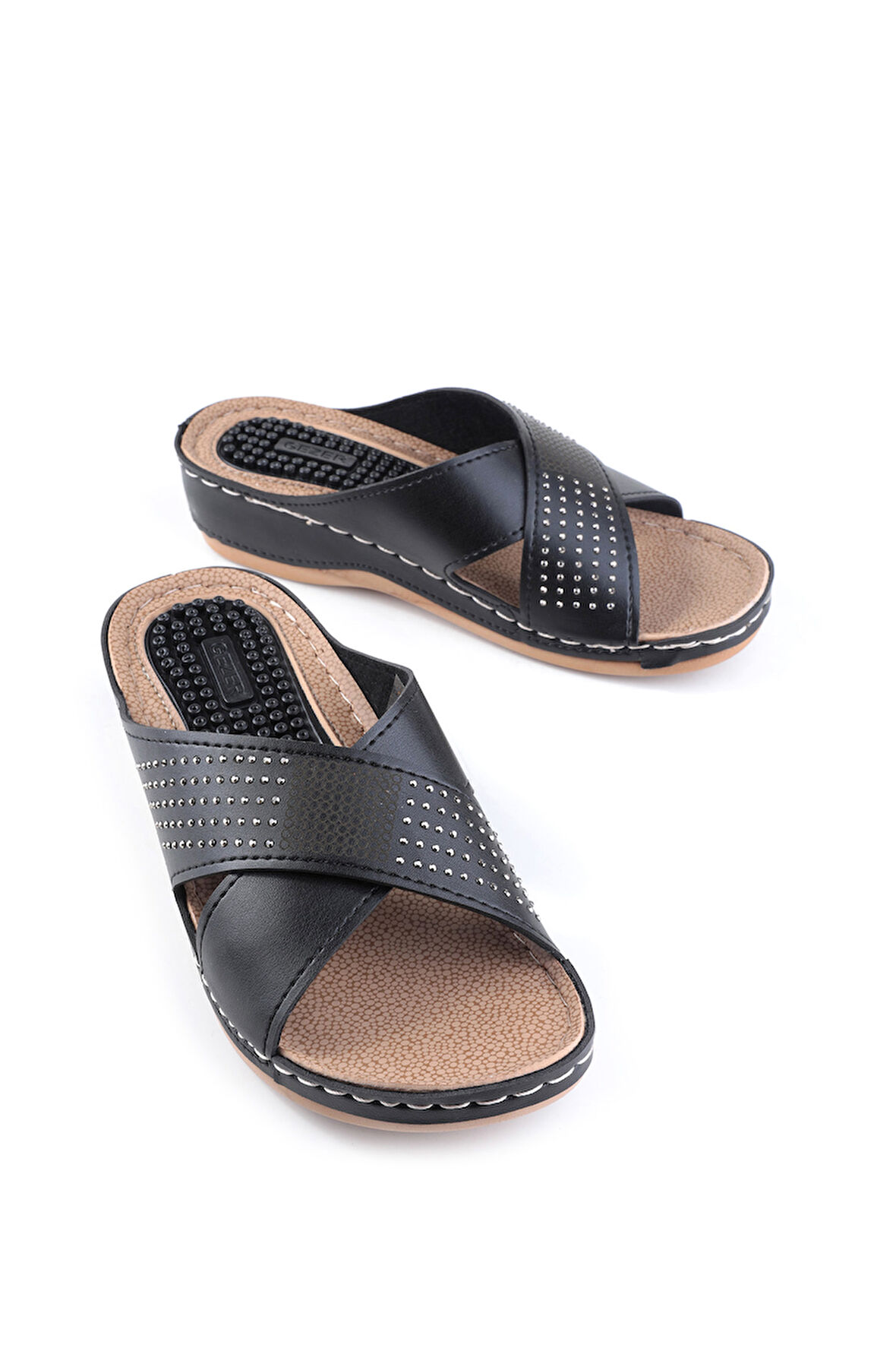 Gezer Yazlık Kadın Rahat Taban Günlük Terlik