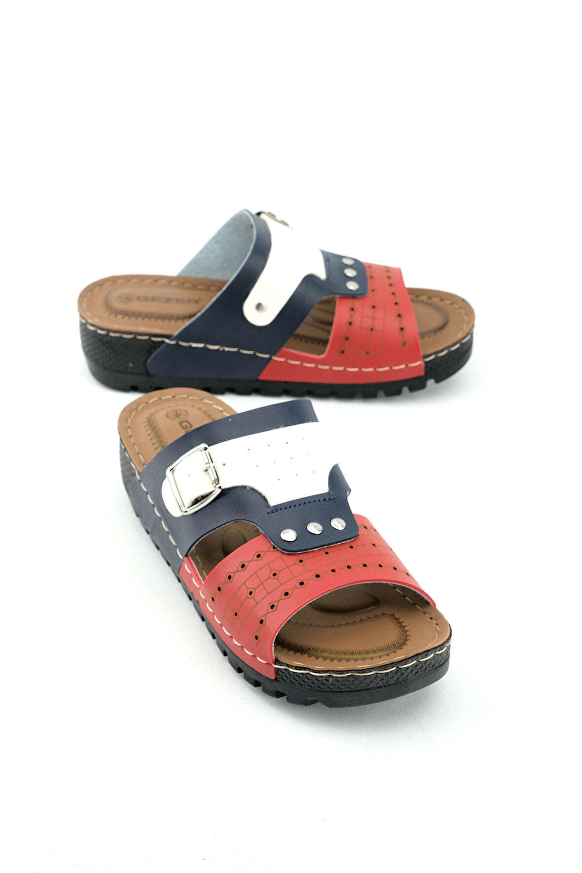 Gezer Yazlık Yüksek Topuk Rahat Taban Kadın Terlik