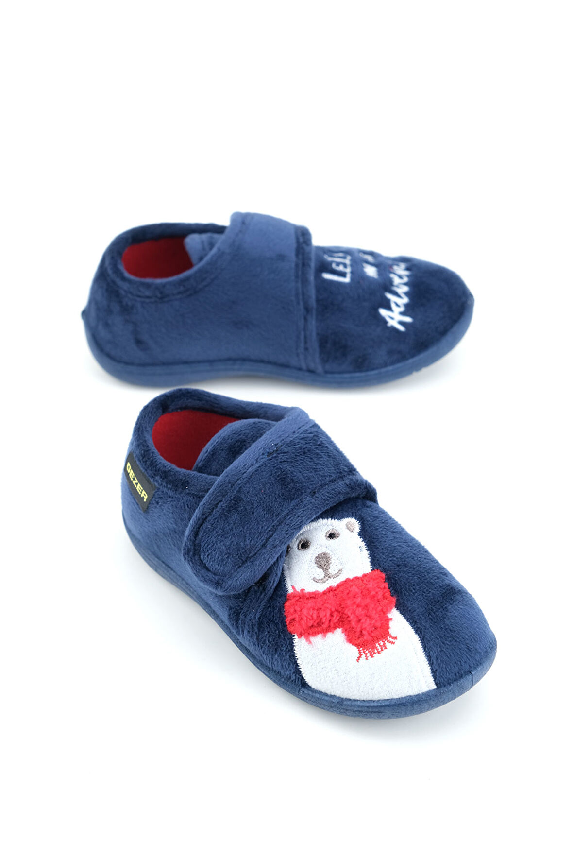 Gezer Kışlık Cırtlı Ayarlanabilir Rahat Taban Erkek Çocuk Panduf Ayakkabı