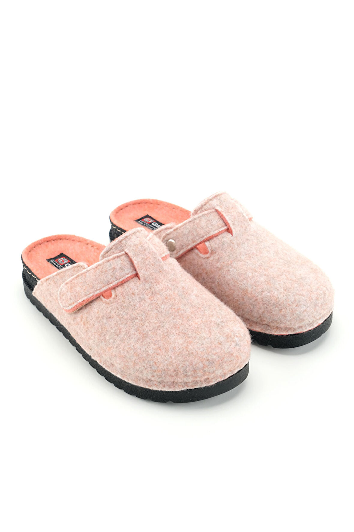 Gezer Kadın Kışlık Rahat Taban Cırtlı Ayarlanabilir Keçe Ev Bahçe Terlik