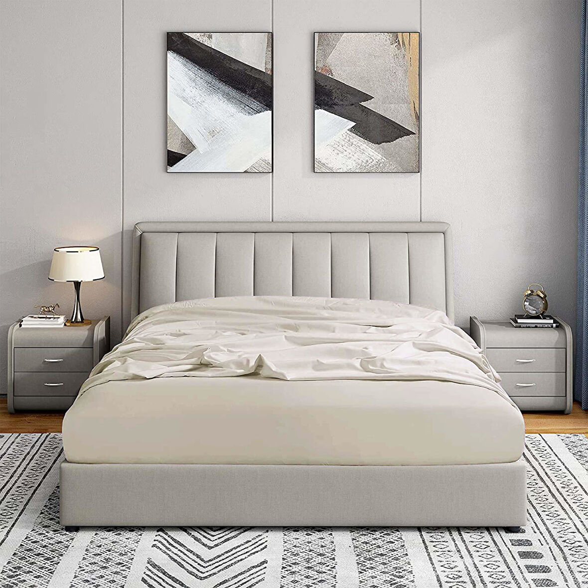 Soley | Jersey | %100 Pamuk Tek Kişilik 100 x 200 Lastikli Çarşaf