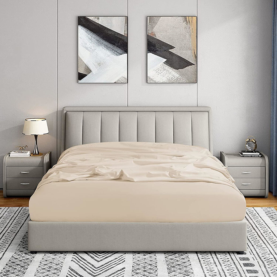 Soley | Jersey | %100 Pamuk Tek Kişilik 120 x 200 Lastikli Çarşaf