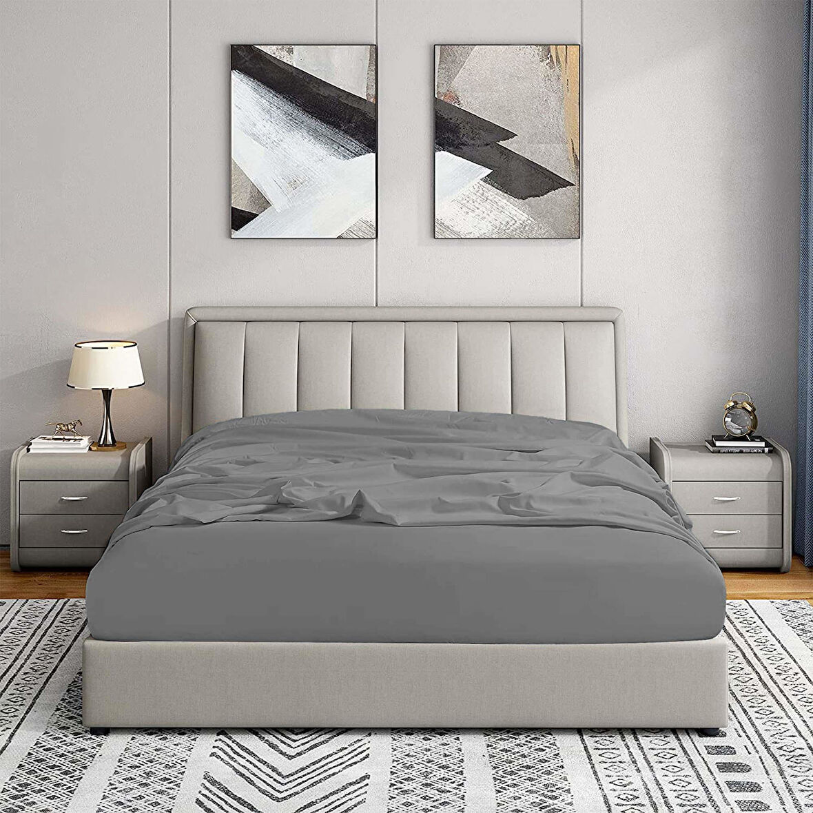 Soley | Jersey | %100 Pamuk Tek Kişilik 120 x 200 Lastikli Çarşaf