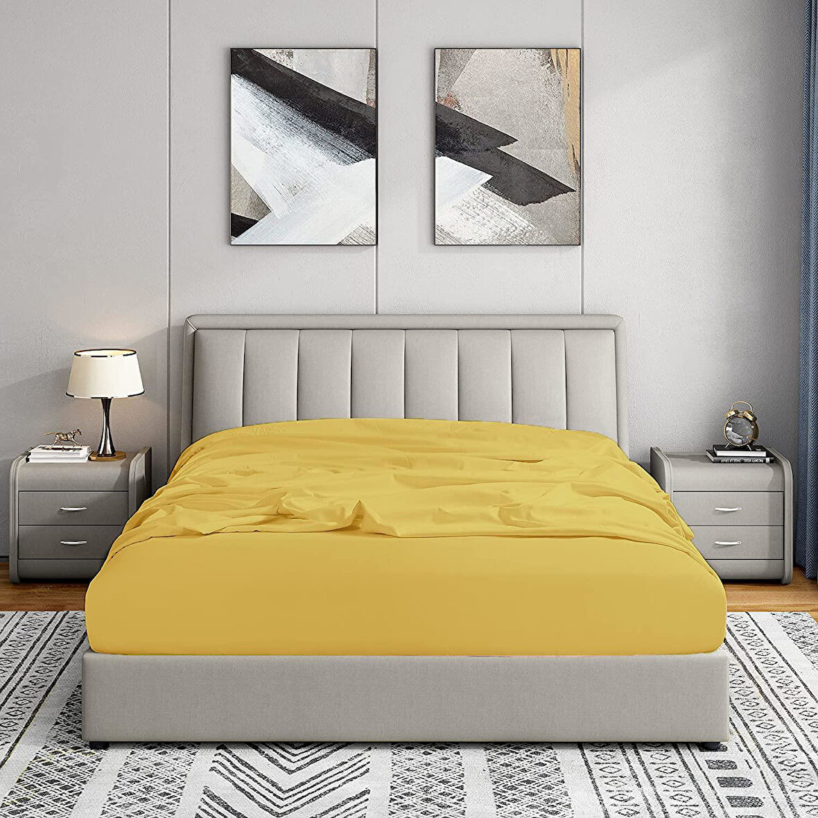 Soley | Jersey | %100 Pamuk Tek Kişilik 120 x 200 Lastikli Çarşaf