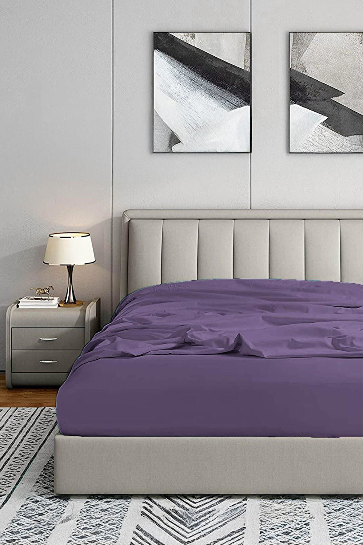 Soley | Jersey | %100 Pamuk Tek Kişilik 120 x 200 Lastikli Çarşaf