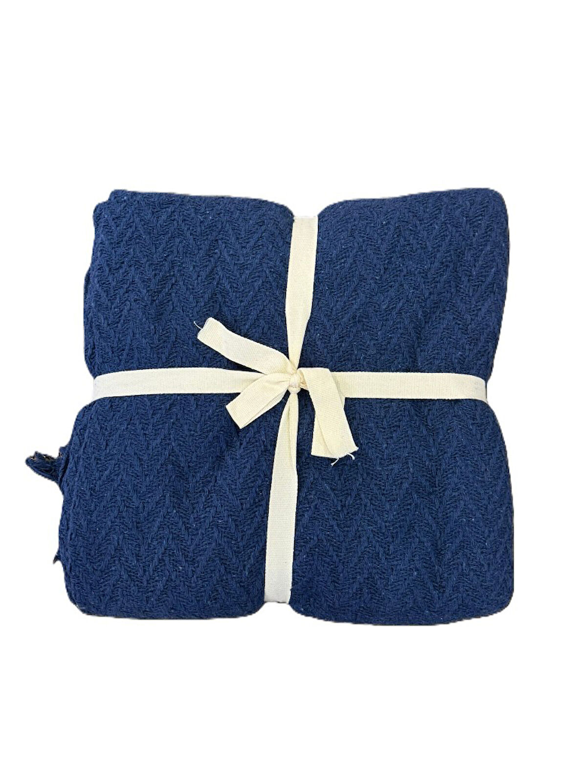 Aryıldız Püsküllü Tv Battaniye Tek Kişilik 150x200cm Lacivert